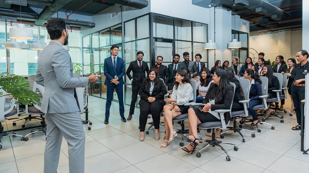 Founder Sujeet Singh addressing the Selections Sourcing team